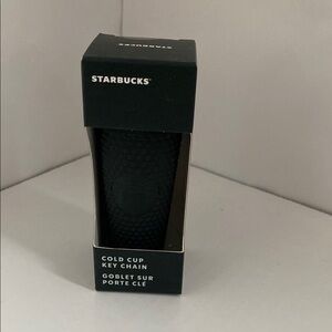 Starbucks Black Cold Cup Keychain